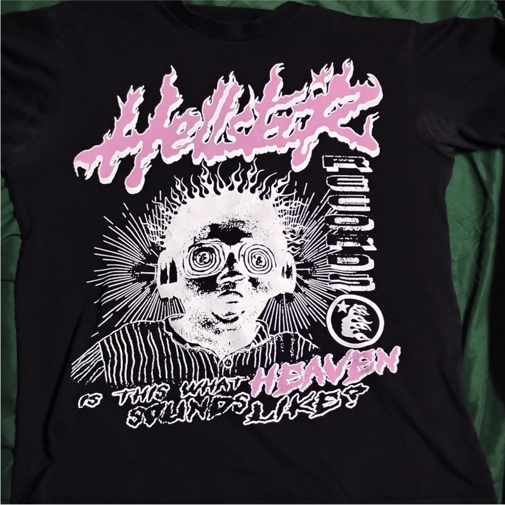 Hellstar Graphic Tee - Black and Pink